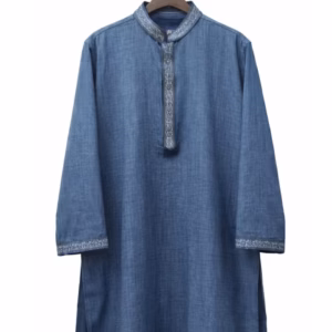 Premium Festive Blue Panjabi